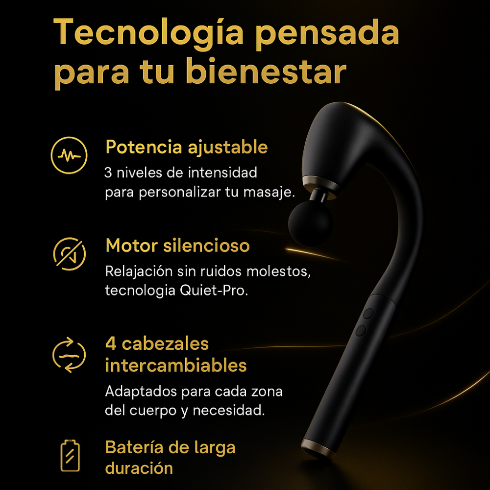 Masajeador OnSpot: Tu sesión premium sin salir de casa