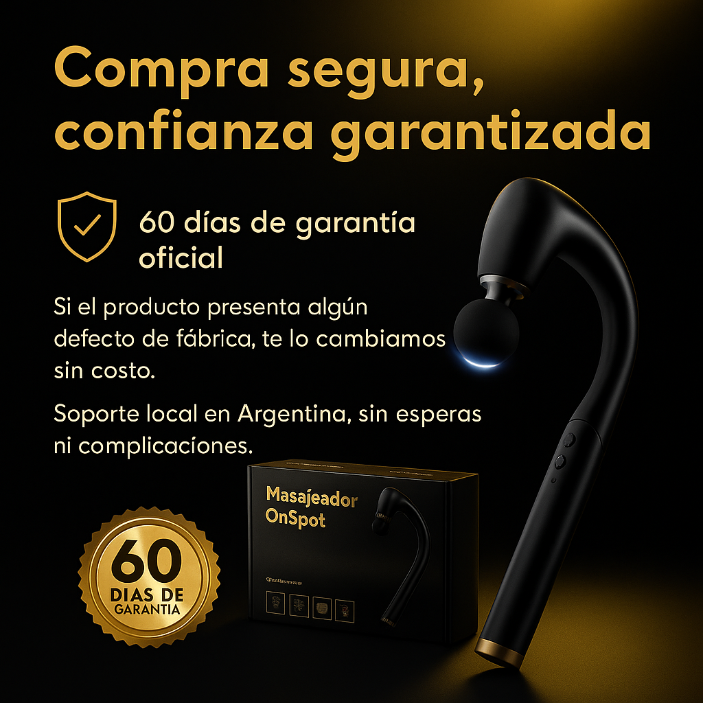Masajeador OnSpot: Tu sesión premium sin salir de casa